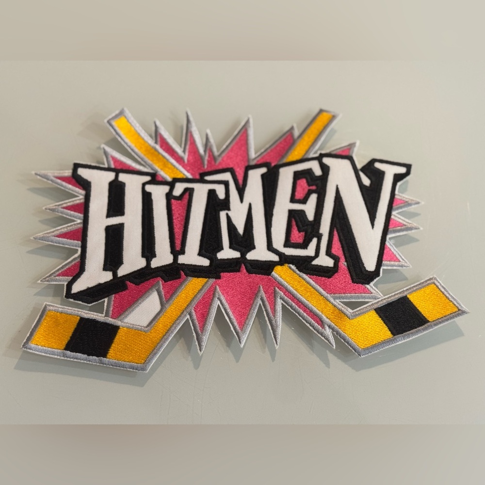 Calgary Hitmen hockey patch - large